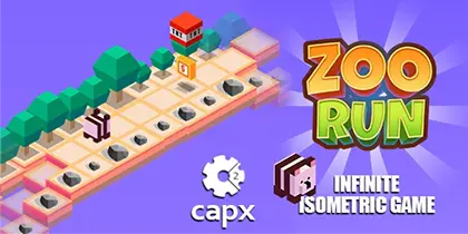 Zoo Run es un juego de estilo arcade atractivo y de ritmo rápido en el que los jugadores controlan a un personaje o animal que corre por un zoológico.